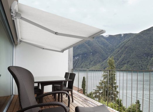Tenda da sole a barra quadra